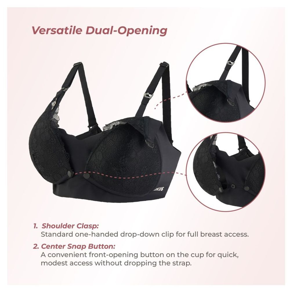 Okus Pretty Lace Maternity & Nursing Bra - XL