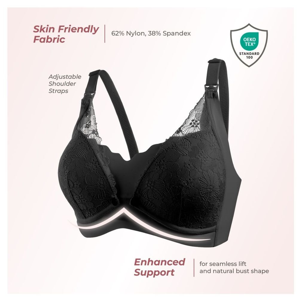 Okus Pretty Lace Maternity & Nursing Bra - XL