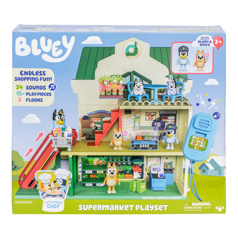 Bluey - S13 Lets Play Chef Supermarket Playset