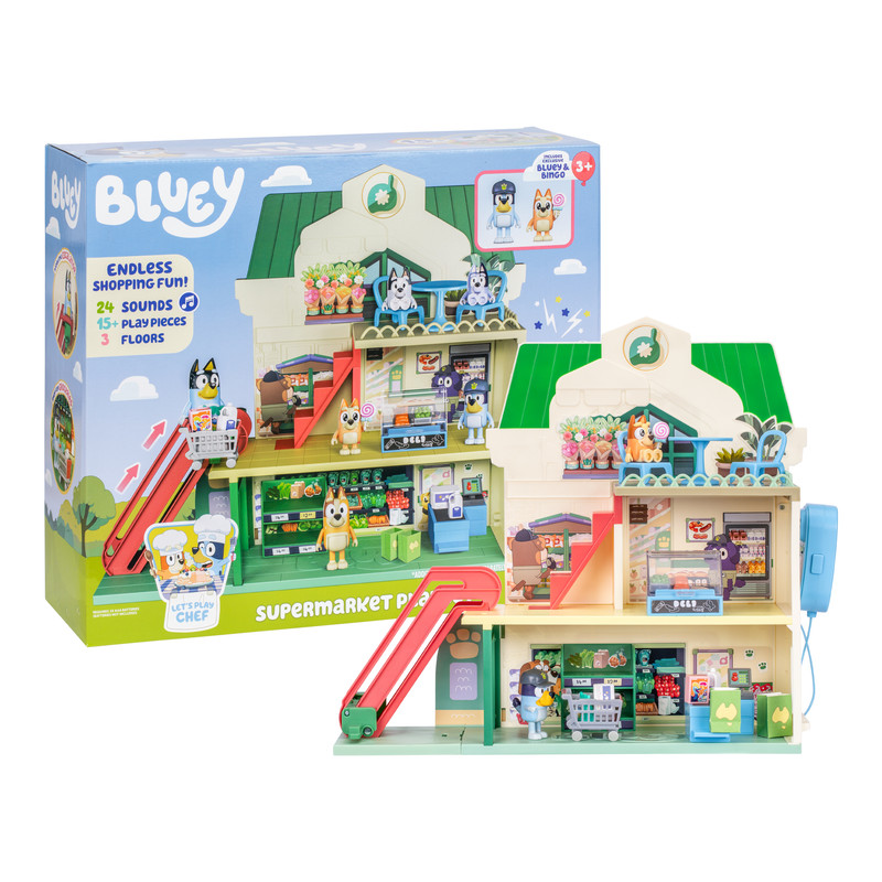 Bluey - S13 Lets Play Chef Supermarket Playset