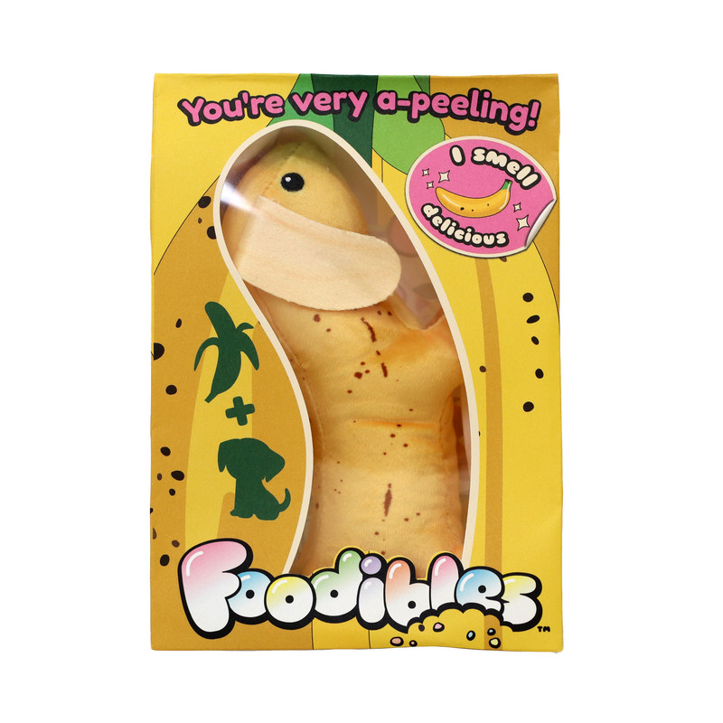Foodibles Small Scented Plushies - Banana Dog