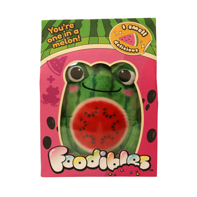 Foodibles Small Scented Plushies - Watermelon Frog