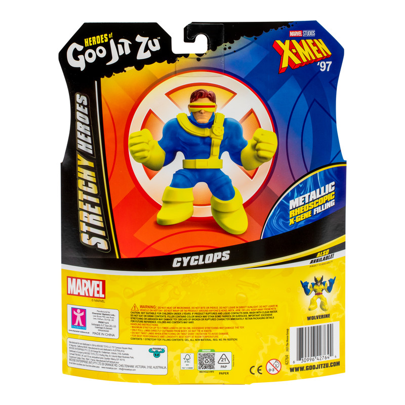 Heroes Of Goo Jit Zu - X-Men 97 W1 Stretchy Heroes - Cyclops
