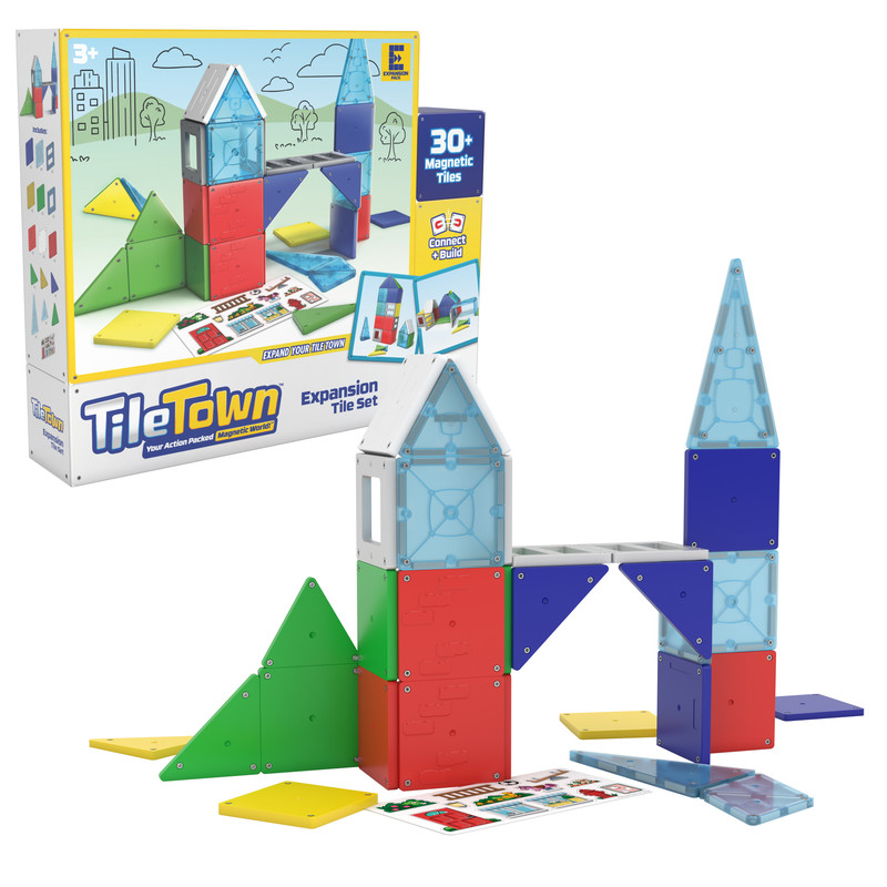 تايل تاون - مجموعة بلاط التوسعة - 32 قطعة