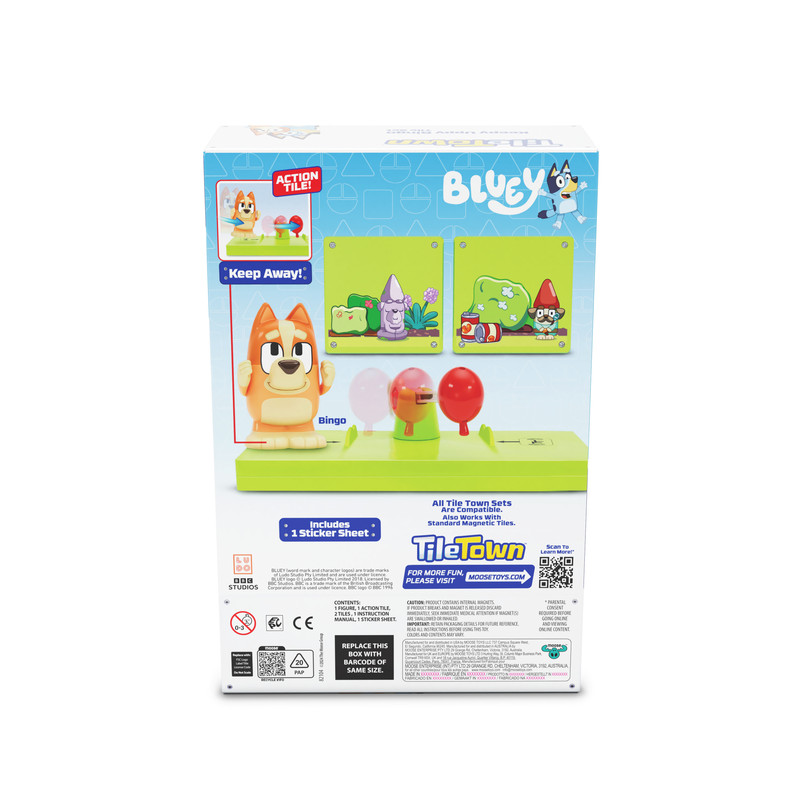 مجموعة بلاط بينجو Keepy Uppy من Tile Town - Bluey S2