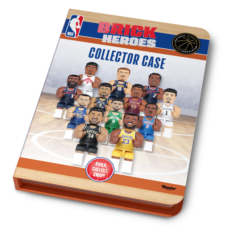 ان بي ايه - حافظة تجميعية من Brick Heroes - قطعة واحدة