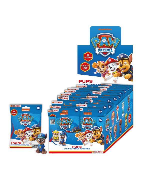 Paw Patrol - 3D Pups Collectible Figures - Style May Vary - 1 Pc