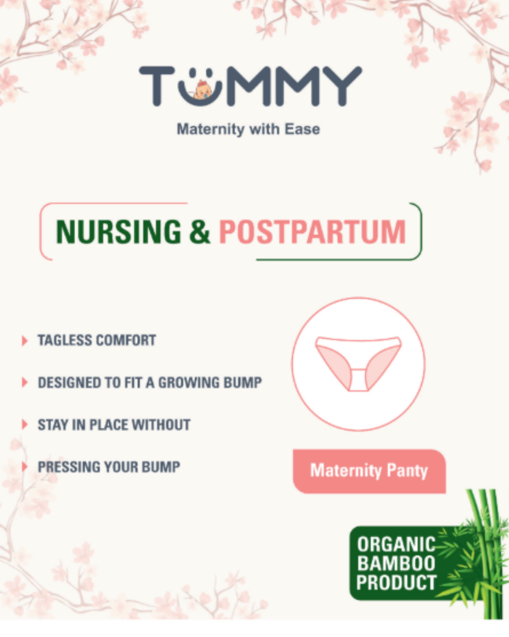 Tummy - High Waist Maternity Panty - Multicolor - Pack of 4