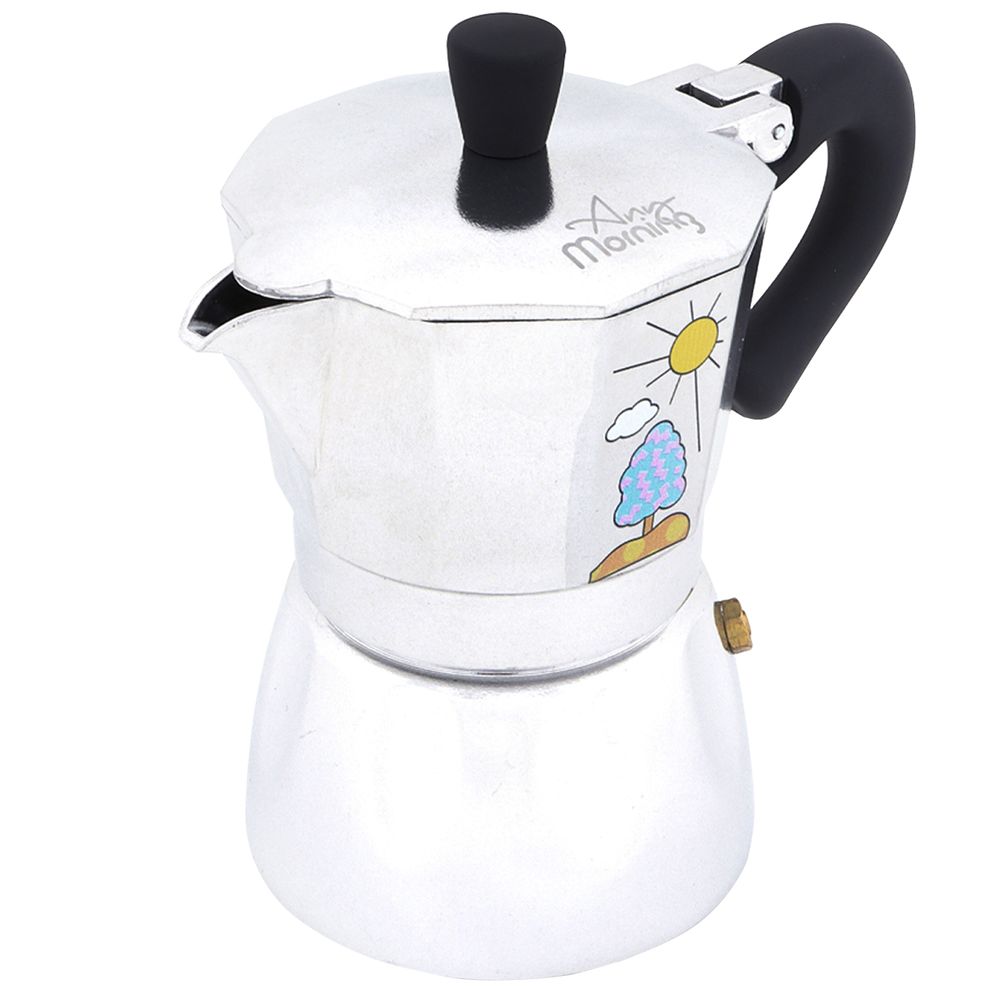 Any Morning - Hes-6 Espresso Maker - 240ml - Silver