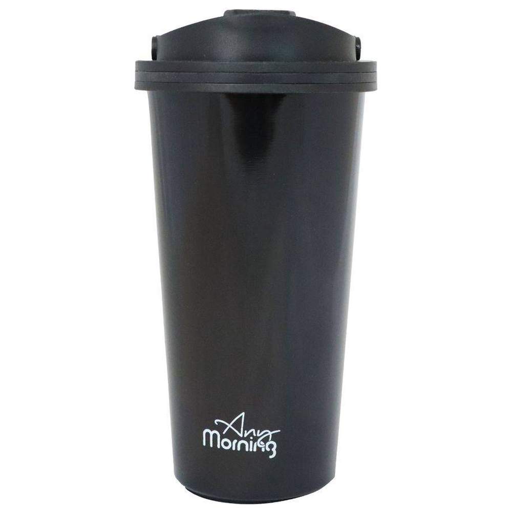 اني مورنينغ - كوب سفر ستانلس ستيل - أسود - 502 مل