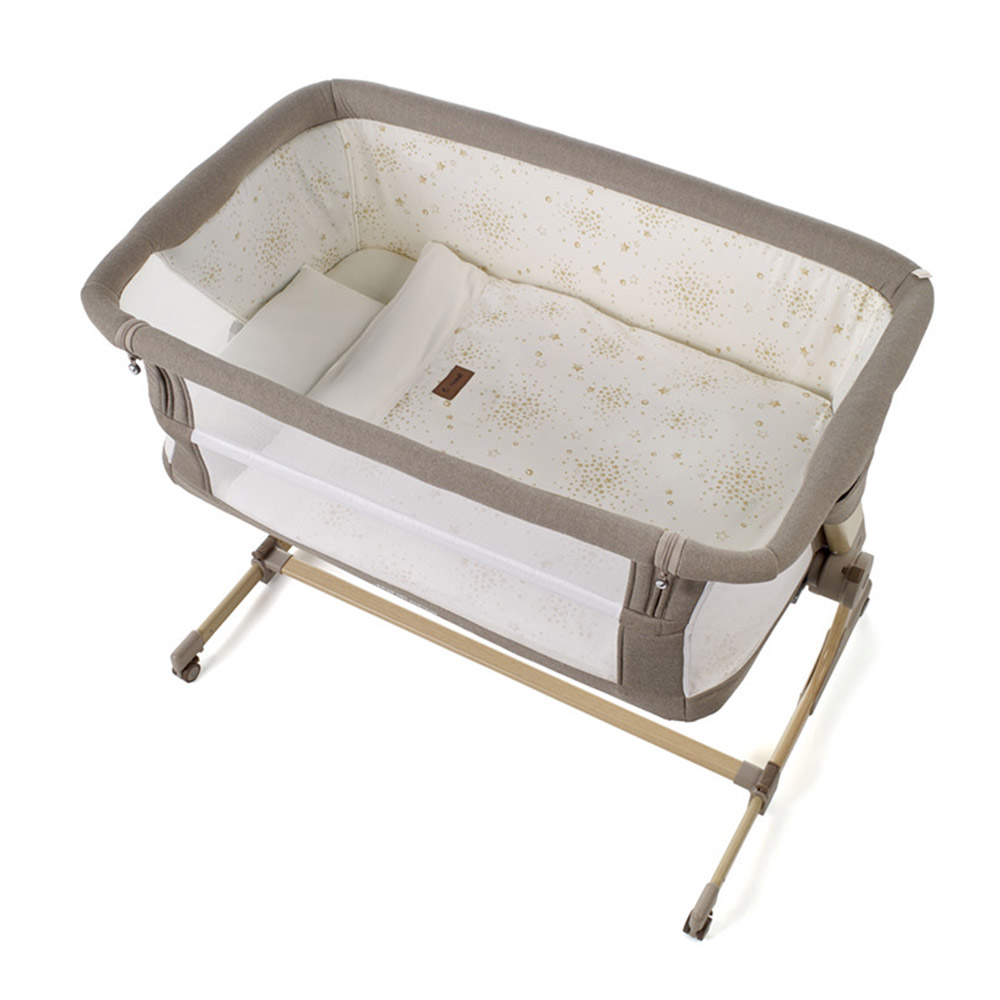 Jane - Baby Side Co Sleeping With Bedding - Glitter