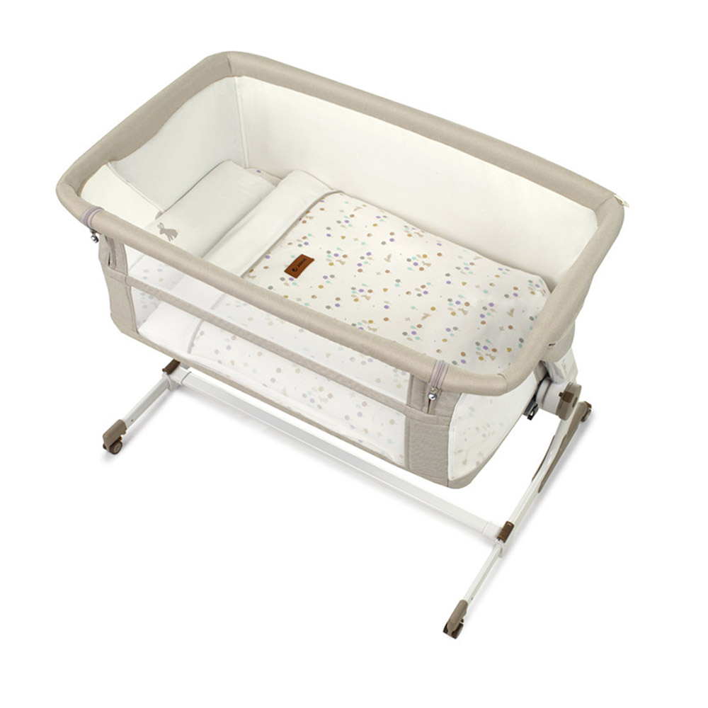 Jane - Baby Side Co Sleeping With Bedding - Iris