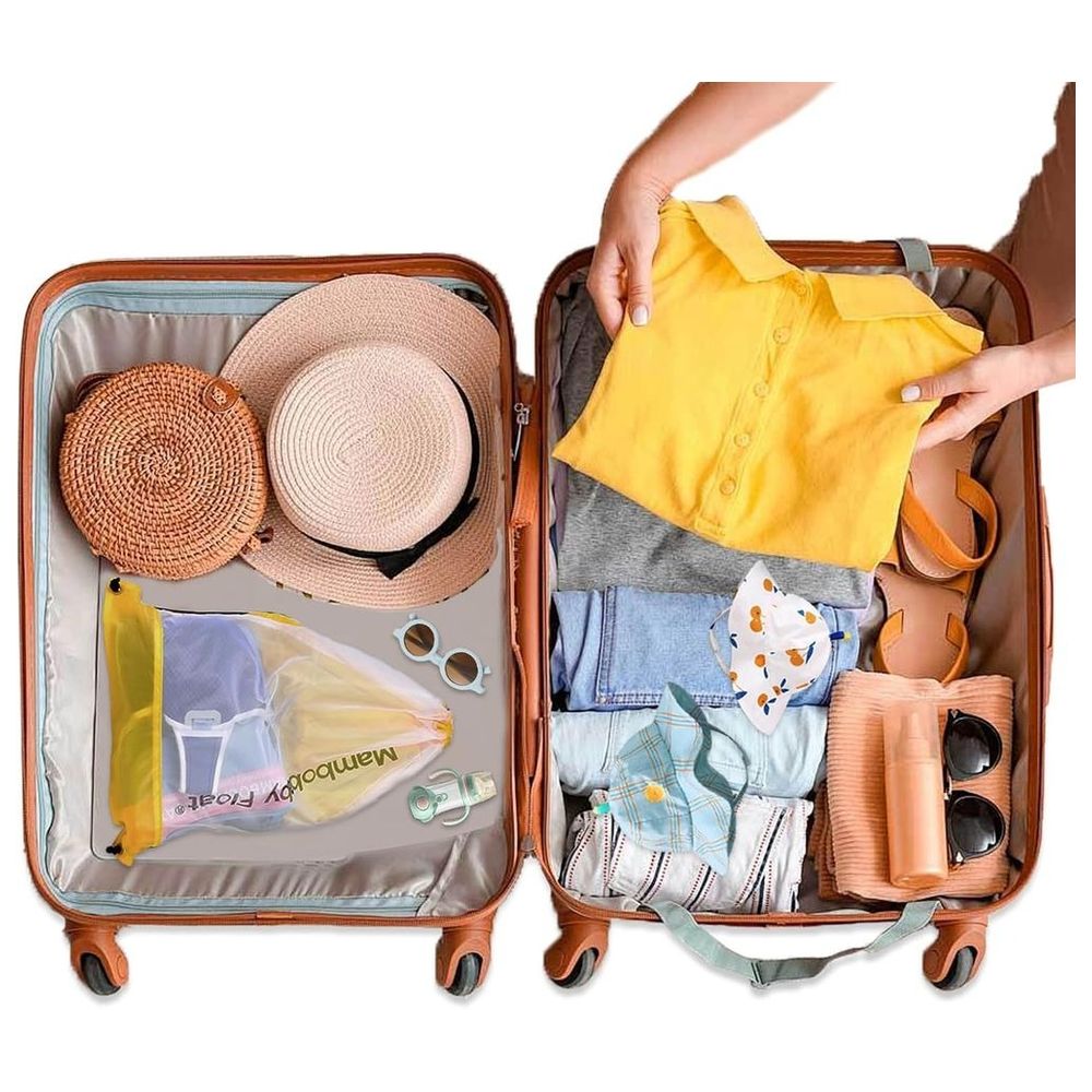 مامبوبابي - عوامة سباحة ذاتية النفخ مع مظلة