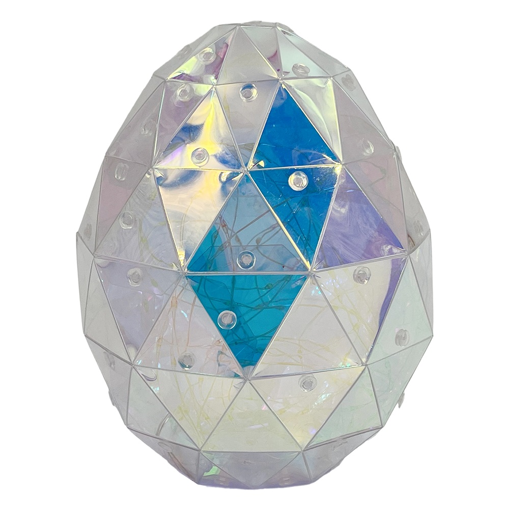 Party Magic - LED Egg Decoration Crystal - 18 cm