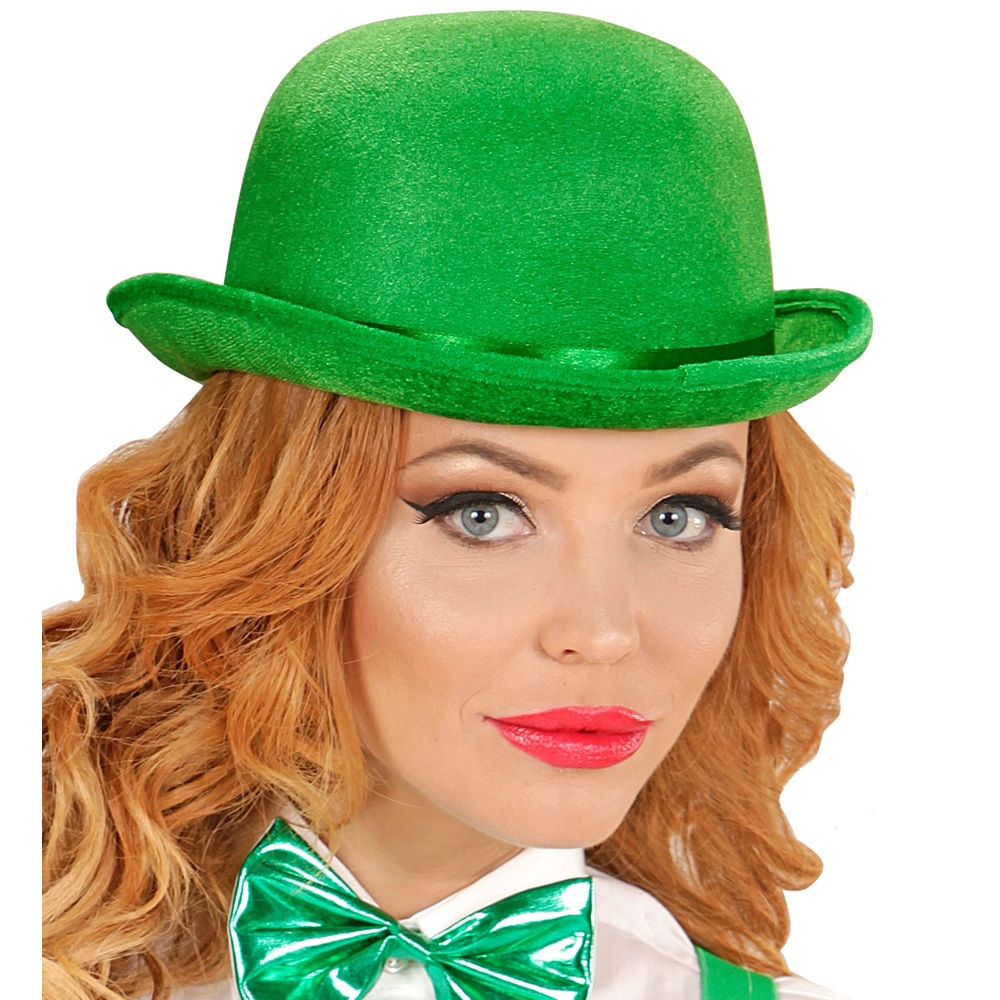 Widmann - Velvet St. Patrick's Day Bowler - Green