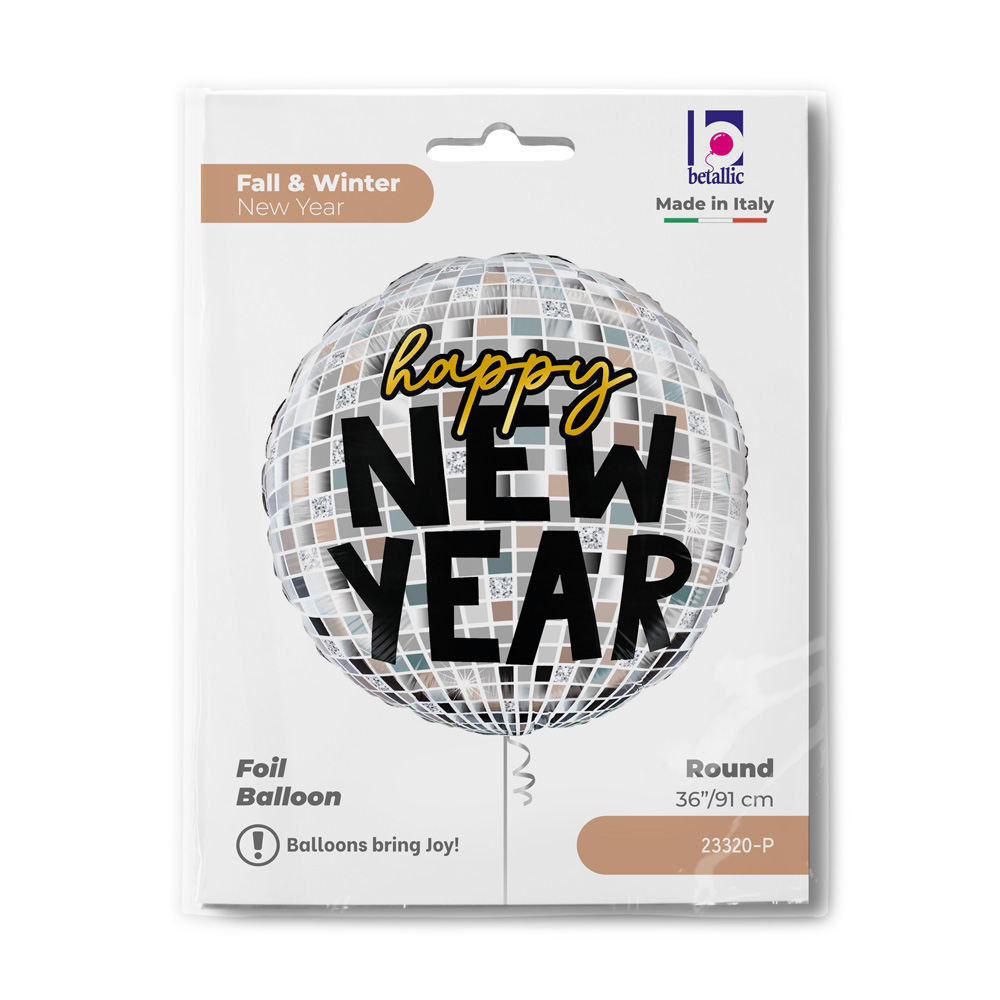 Betallic Balloon Co - New Year Disco Ball - 36 Inch