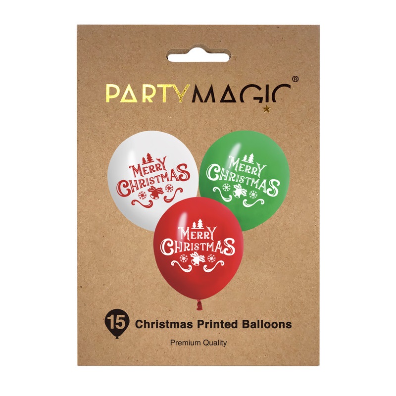 كريسماس ماجيك - بالونات كريسماس - عدد 15 - حزمة واحدة