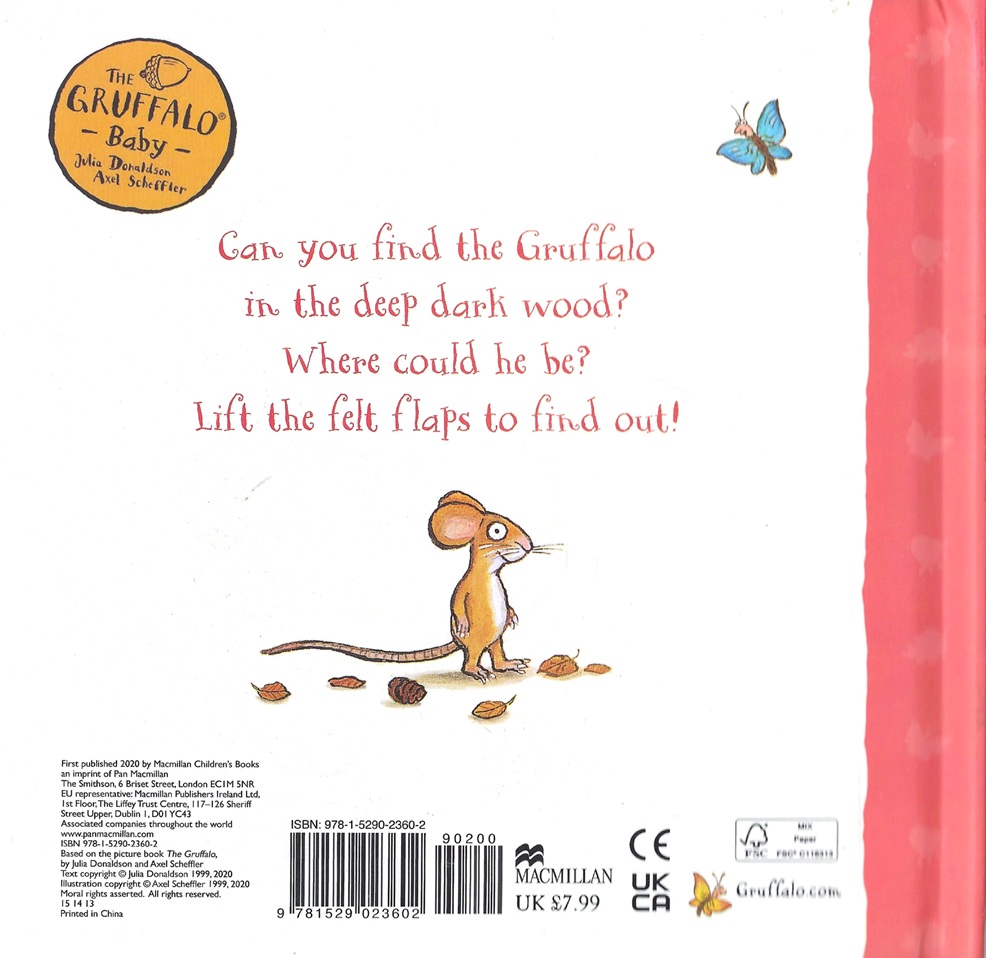 كتاب غروفالو، أين أنت؟ - كتاب بغطاءات قماشية