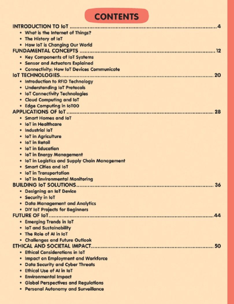 إنترنت الأشياء - كتاب الأنشطة
