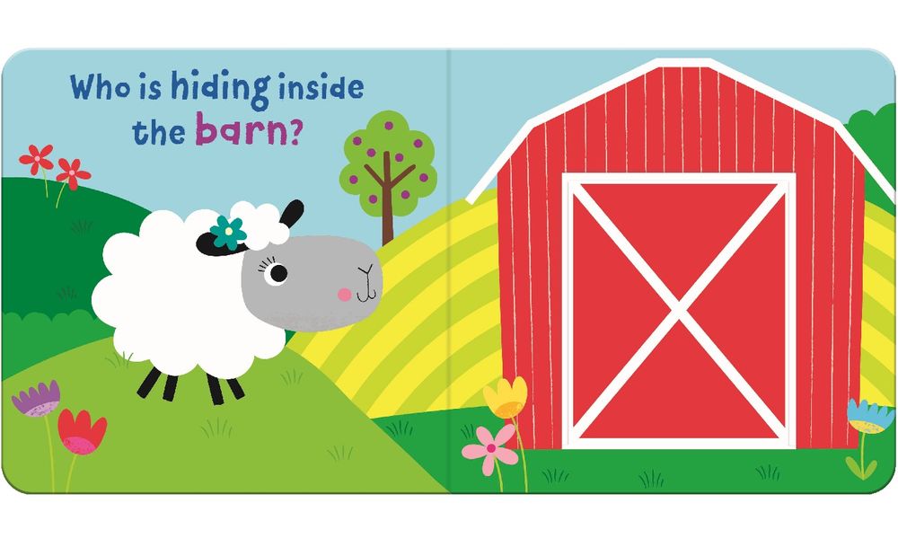 Lift-The-Flap Farm: Who's Hiding?