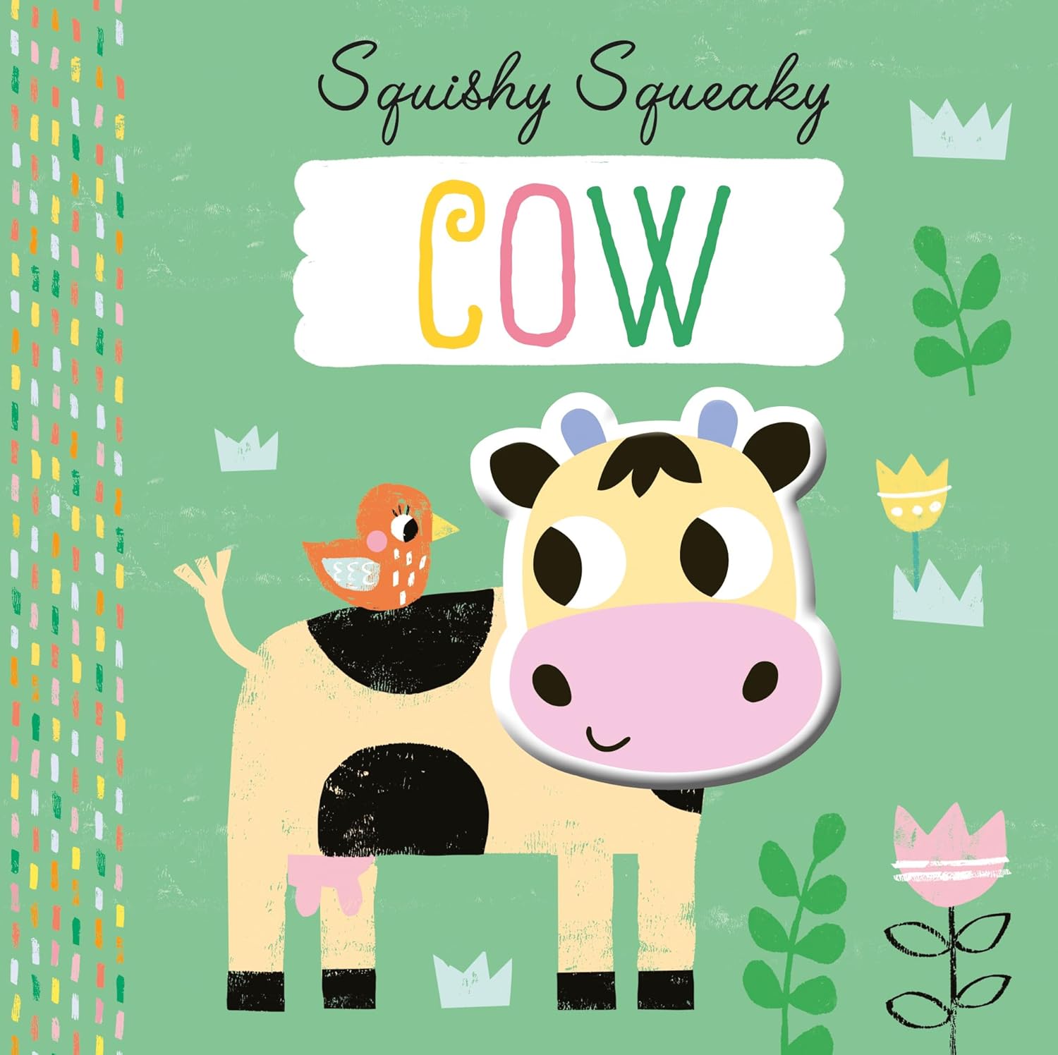 كتاب North Parade Publishing - Squeaky Board Book - Cow