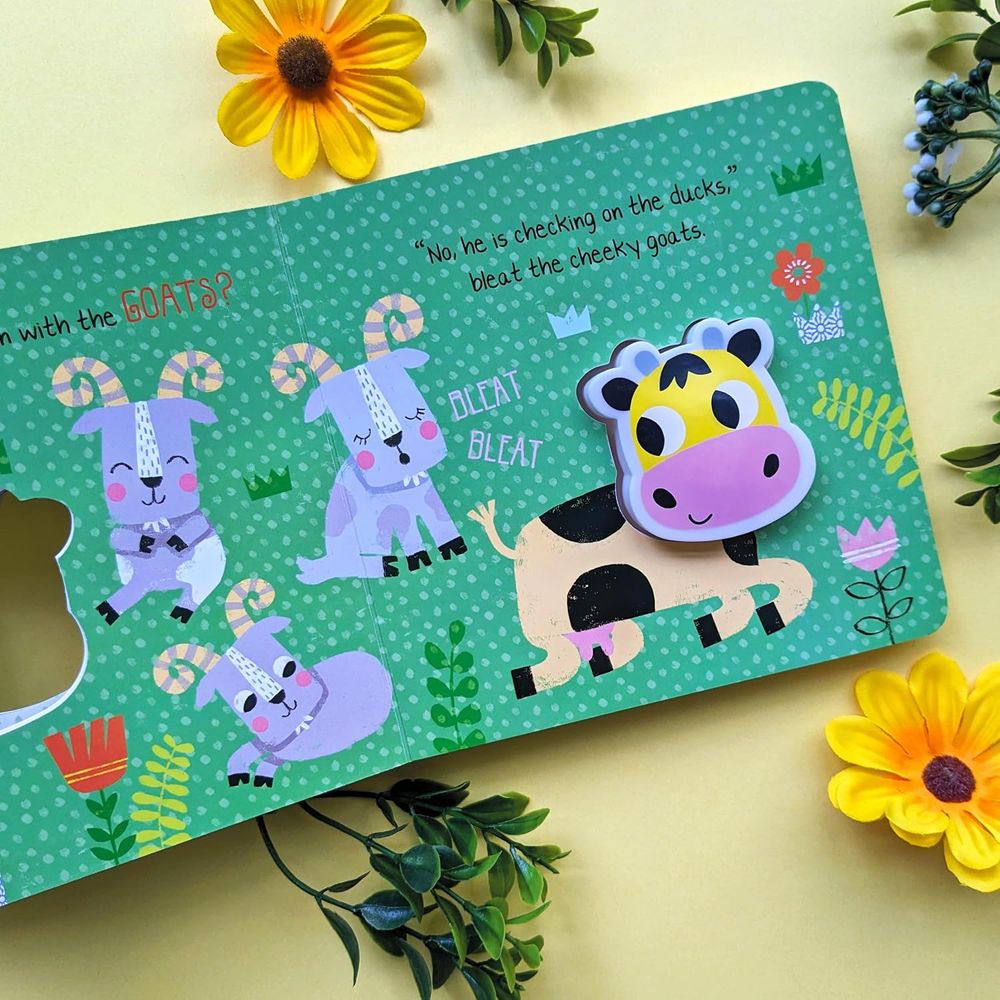 كتاب North Parade Publishing - Squeaky Board Book - Cow