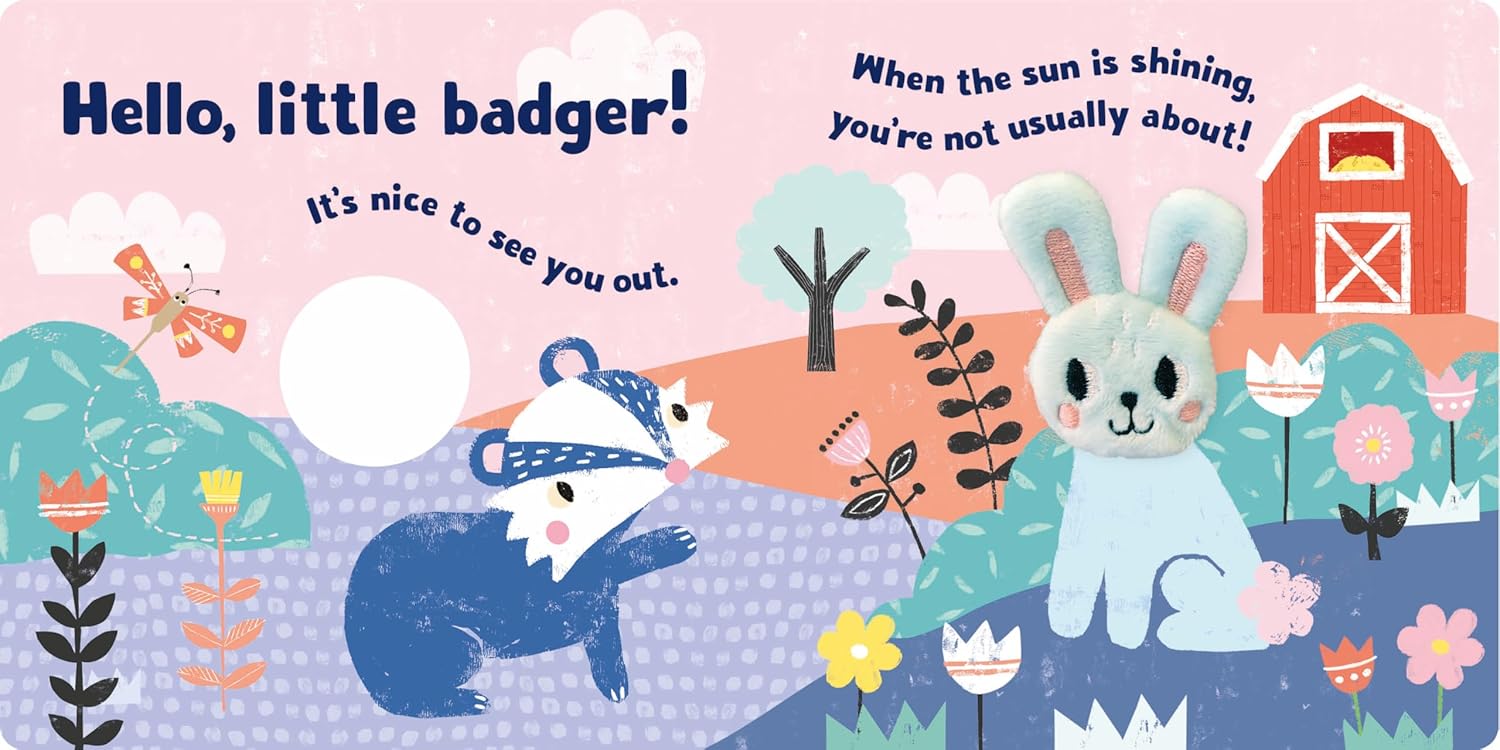 كتاب North Parade Publishing - Finger Puppet Board Book - Little Bunny
