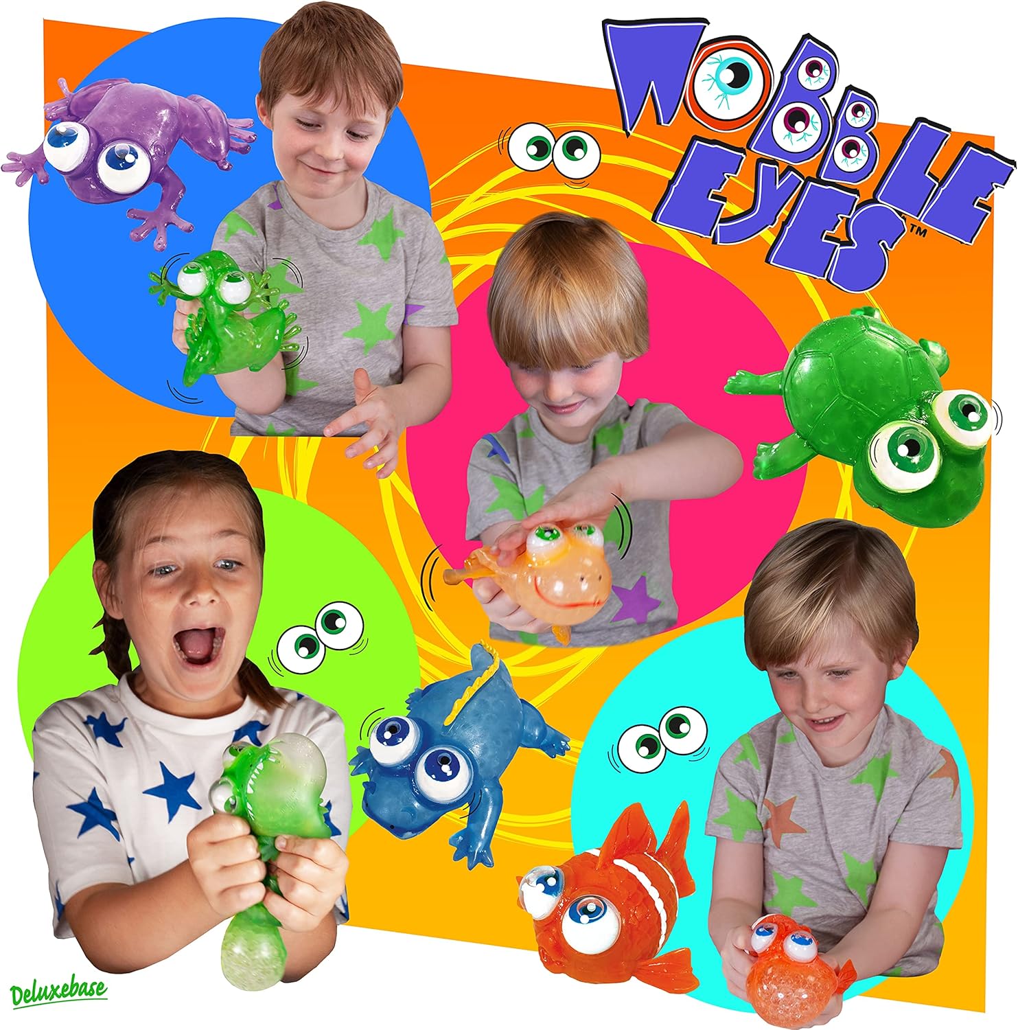 Deluxe Base - Wobble Eyes Sensory Toy - Clown Fish