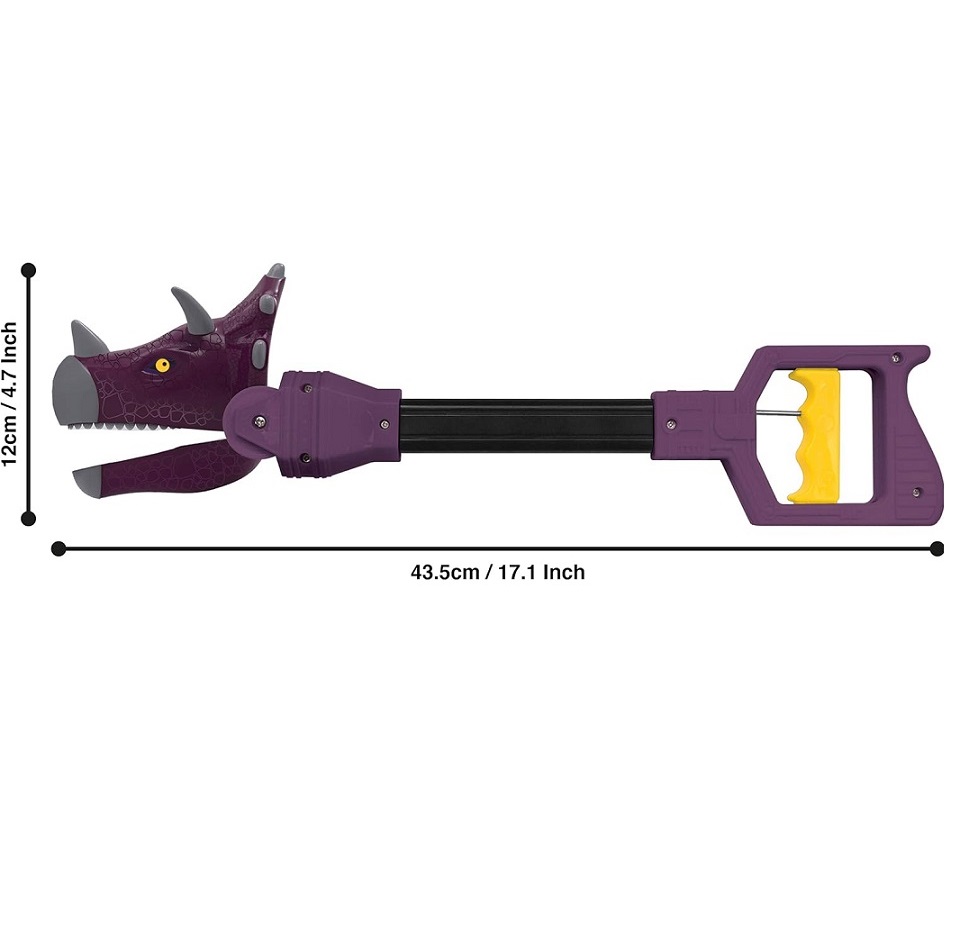 Deluxe Base - Pincher Pals Claw-Pull Toy - Triceratops