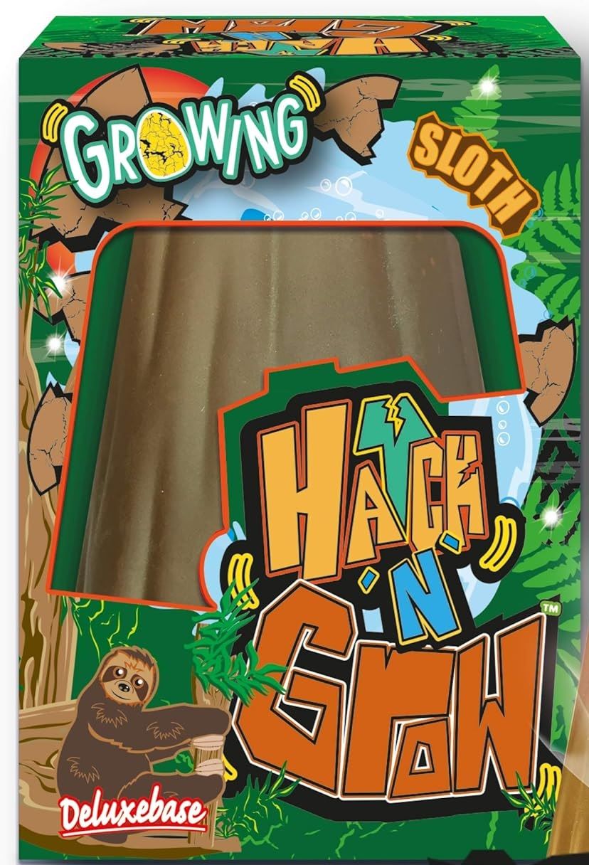 Deluxe Base - Mini Hatch N Grow Toy - Sloth