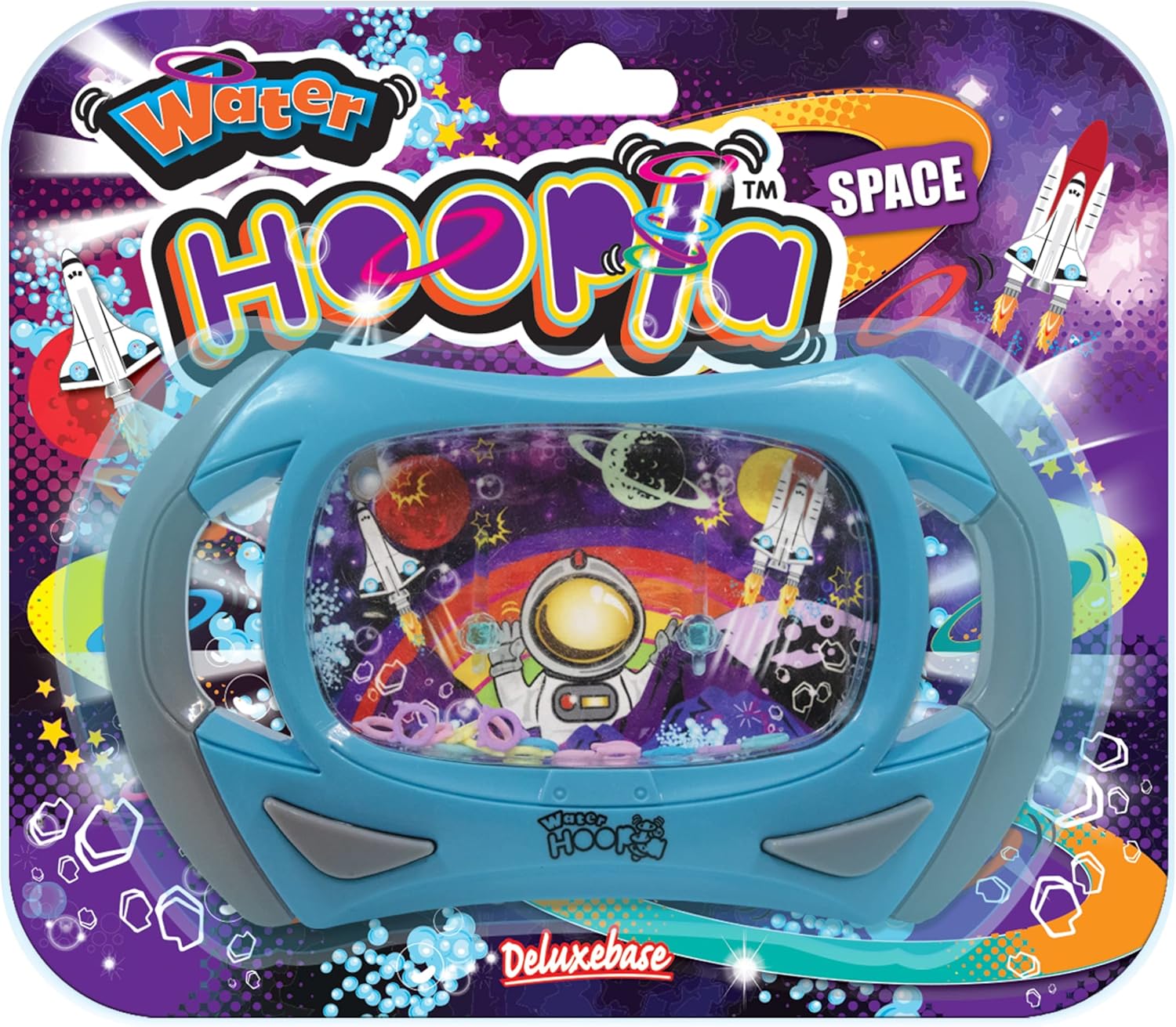 Deluxe Base - Water Hoopla Handheld Ring Toss Game - Space