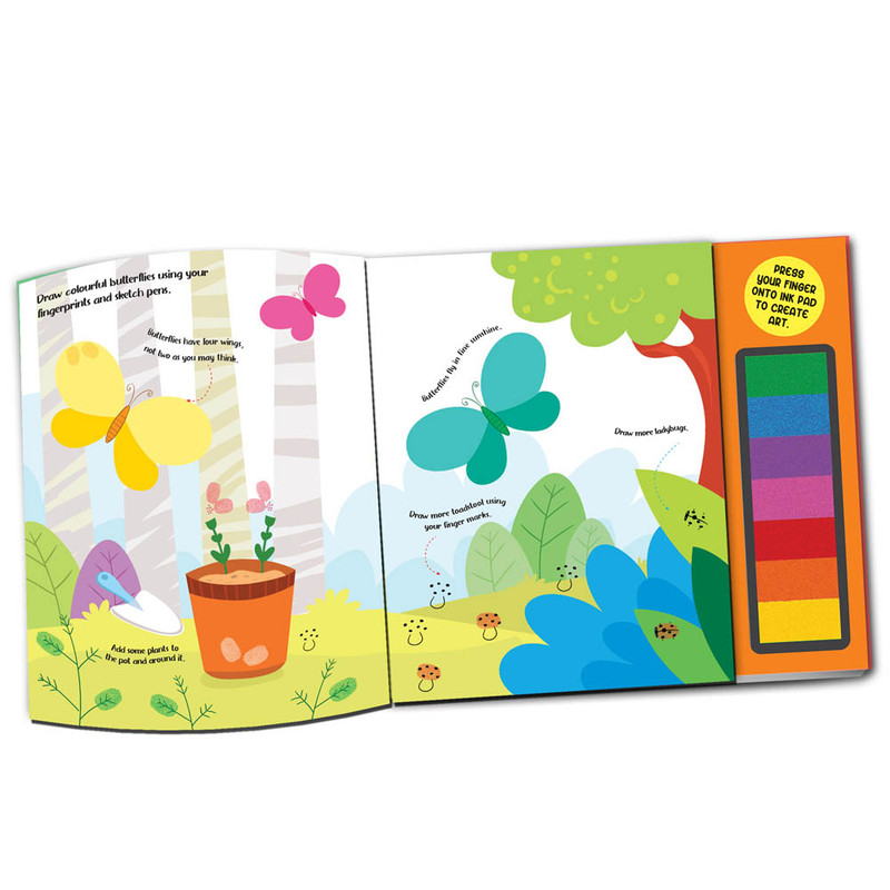 Fingerprint Art Book - Garden