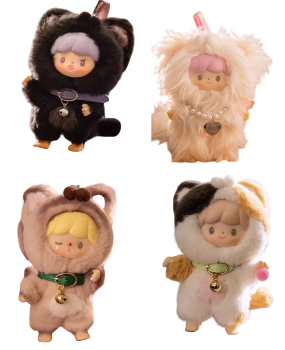 Pop Mart - Labubu My Little Cat Plush Toy - 16 cm - Style May Vary - 1 Pc