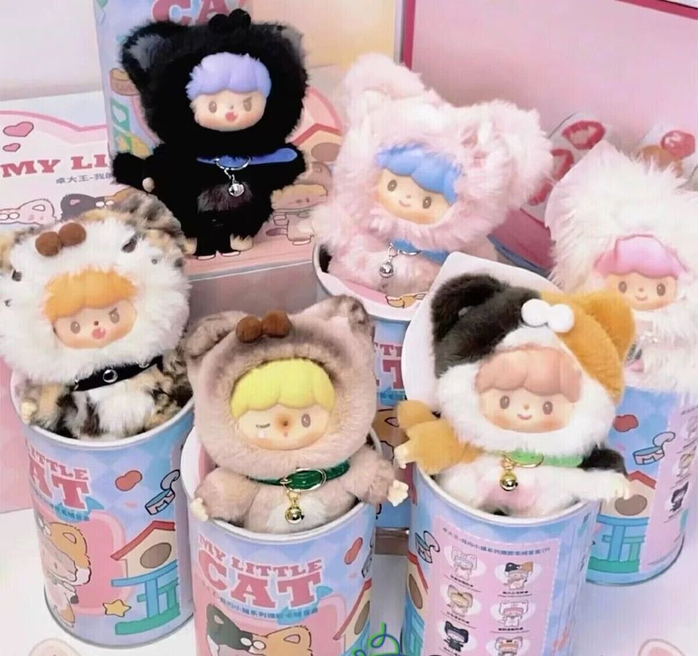 Pop Mart - Labubu My Little Cat Plush Toy - 16 cm - Style May Vary - 1 Pc