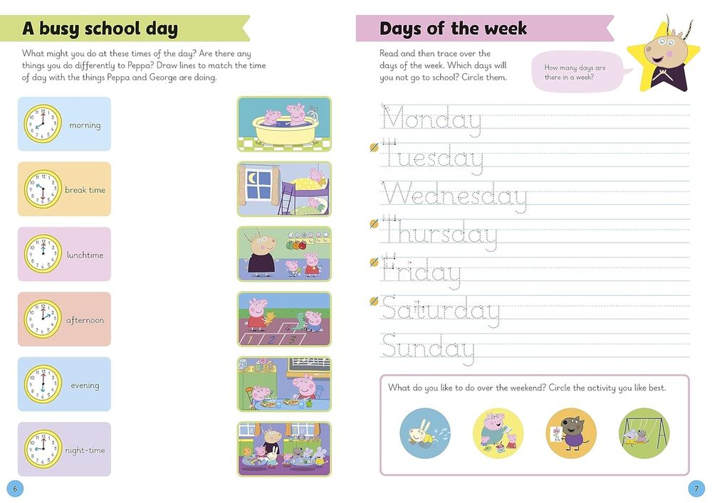 Ladybird Books - Learn With Peppa: Starting School Wipe-Clean Activity Book