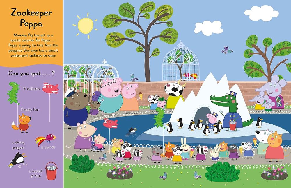 Ladybird Books - Peppa Pig: Where's Peppa At The Zoo?