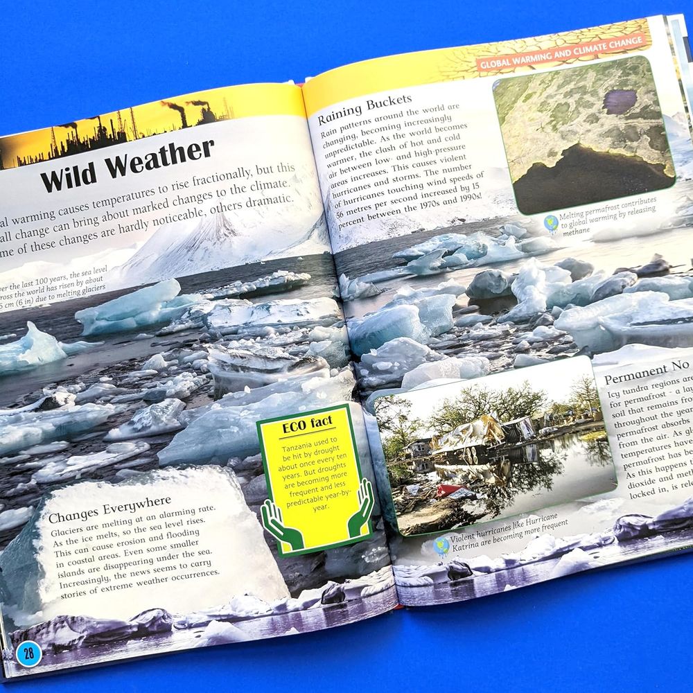 دار نشر نورث باريد - كتاب -اكتشف الاحتباس الحراري وتغير المناخ-