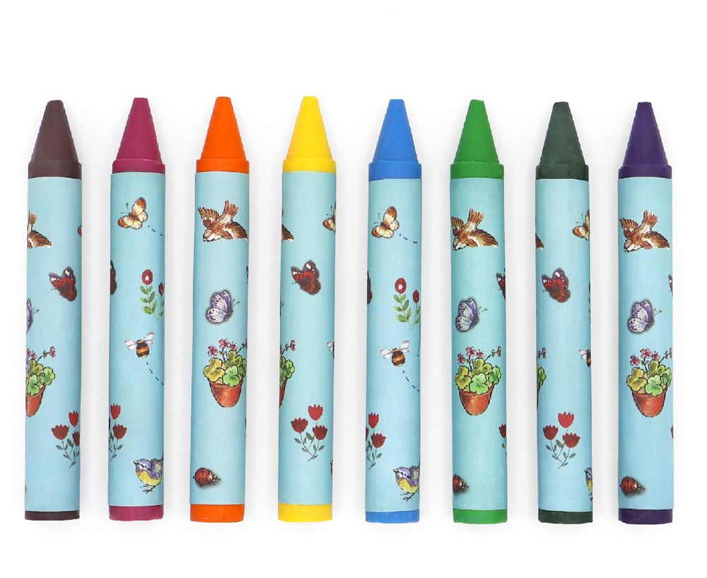 North Parade Publishing - 8 Jumbo Crayons 24/cdu - Peter Rabbit Pastel Stripes