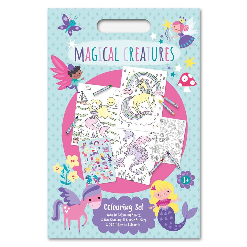 Robert Frederick - A4 Magical Creatures Colouring Set - Unicorn