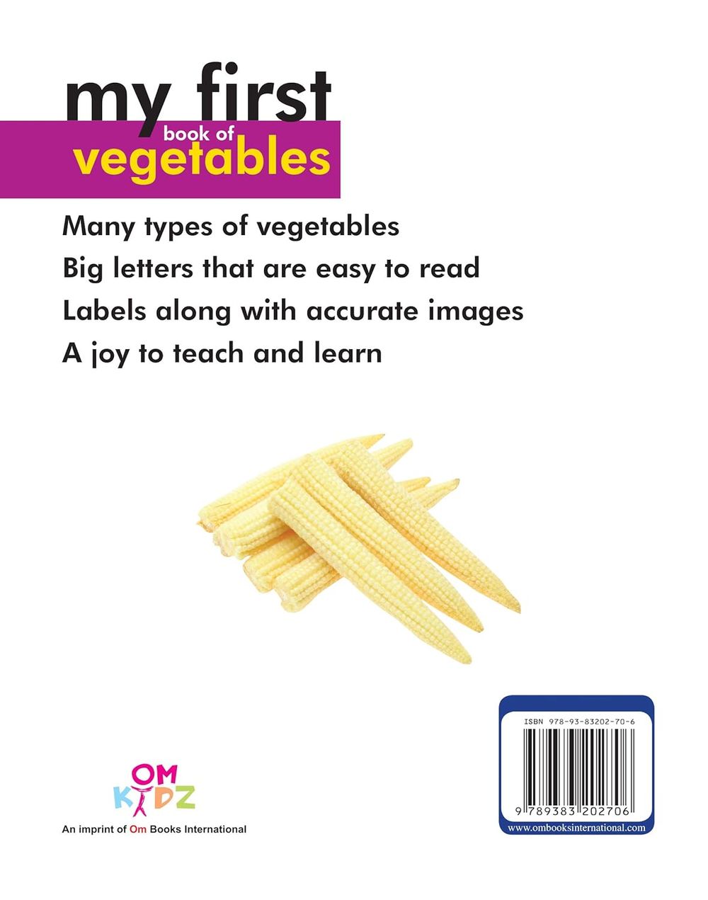 Om Books International - My First Book Of Vegetables