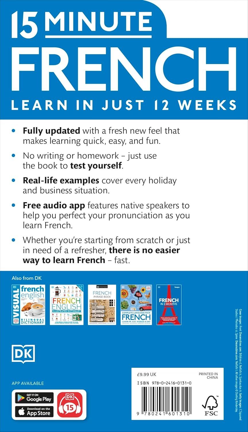 15 Minute French: Learn In Just 12 Weeks