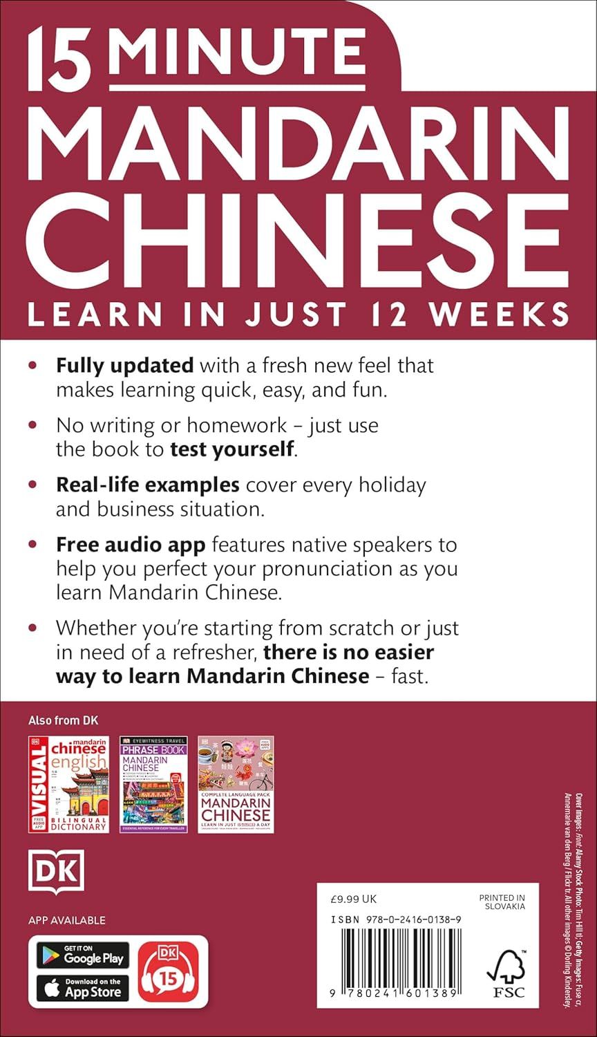 15 Minute Mandarin Chinese: Learn In Just 12 Weeks