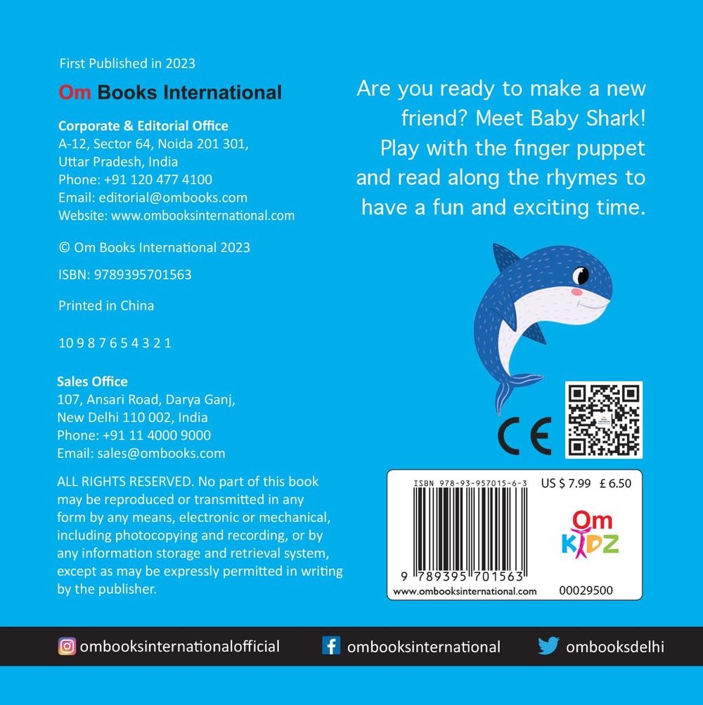 Baby Shark Finger Puppet Book