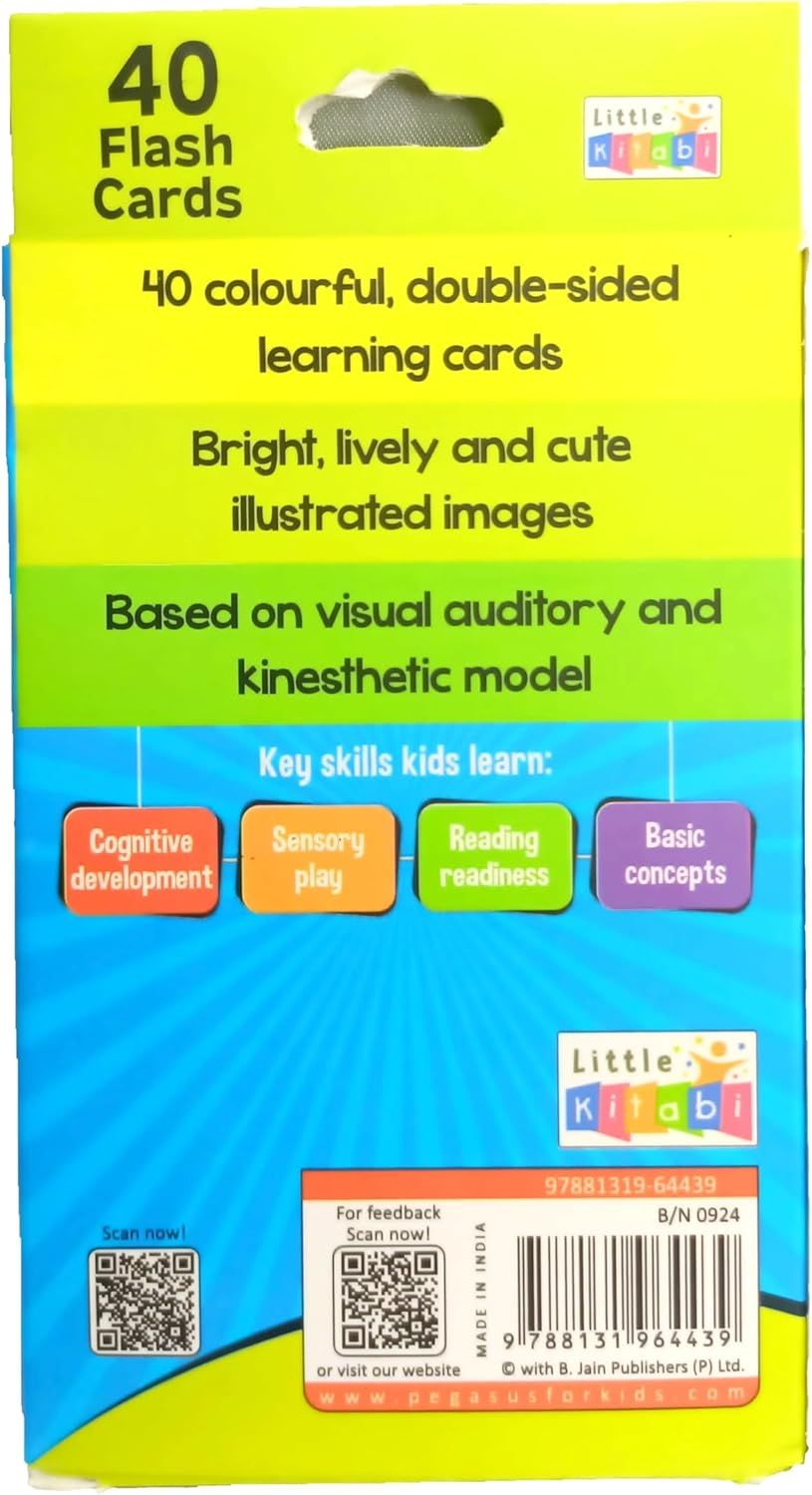 Om Books International - My Jumbo Flash Cards Colours, Shapes And Sizes