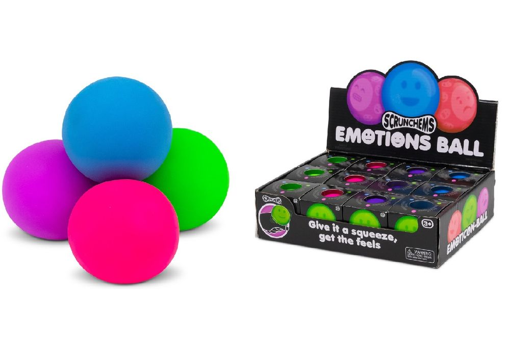 Tobar - Scrunchems Emotions Ball - Color May Vary - 1 Pc