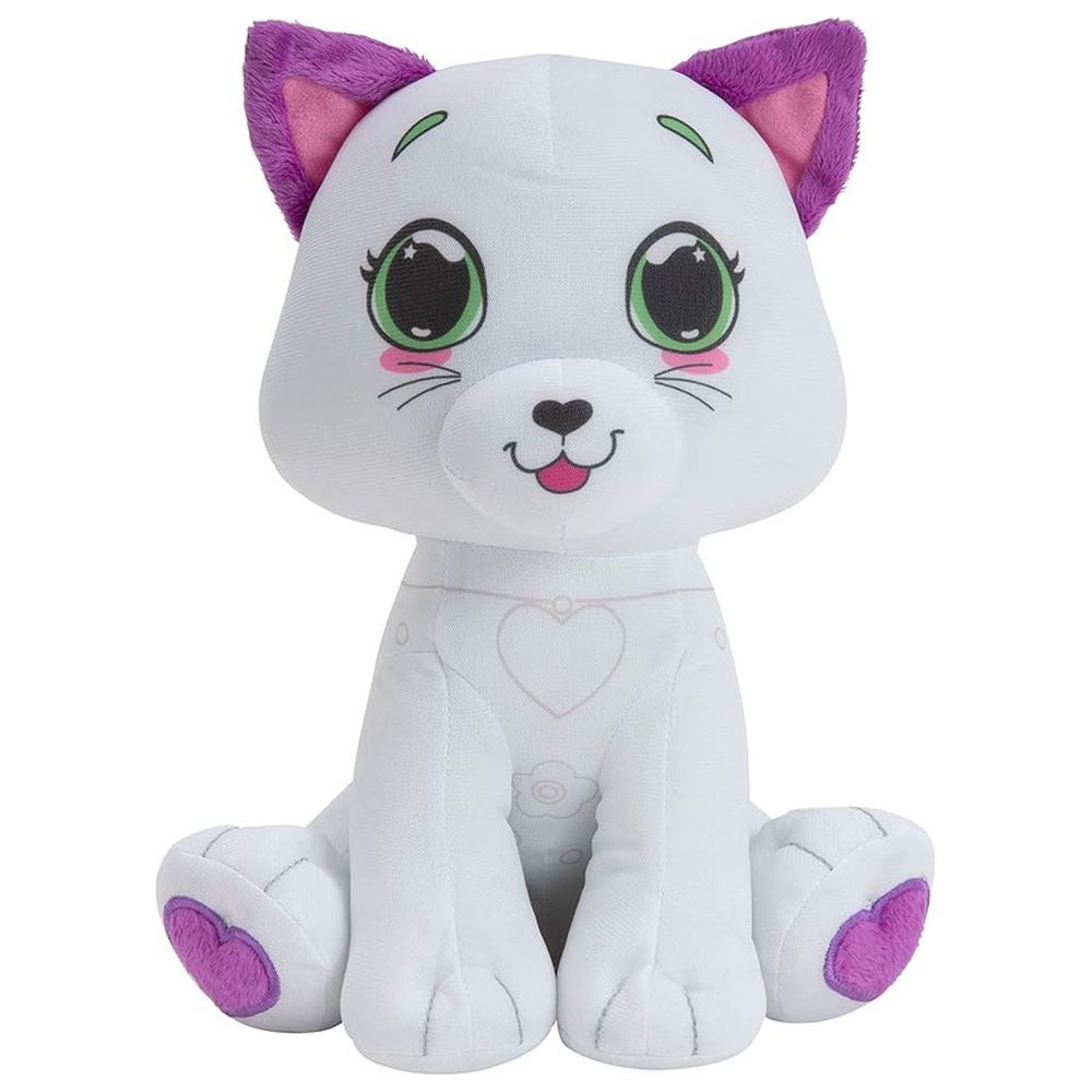 Crayola - Color N Plush Cat - 5 Pcs - 10-Inch