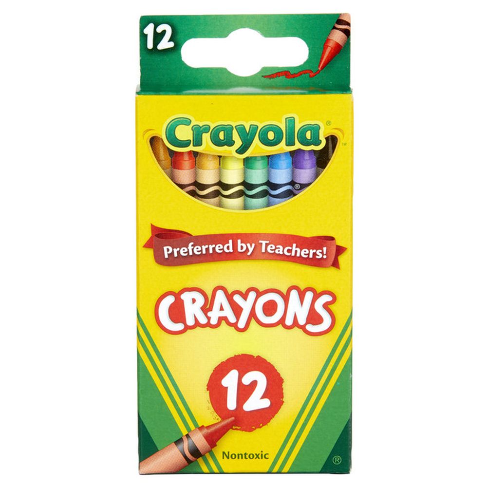 كرايولا - أقلام شمع غير سامة - عدد 12