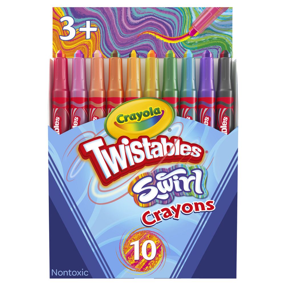 Crayola - Twistable Swirl Crayons - 10 Pcs