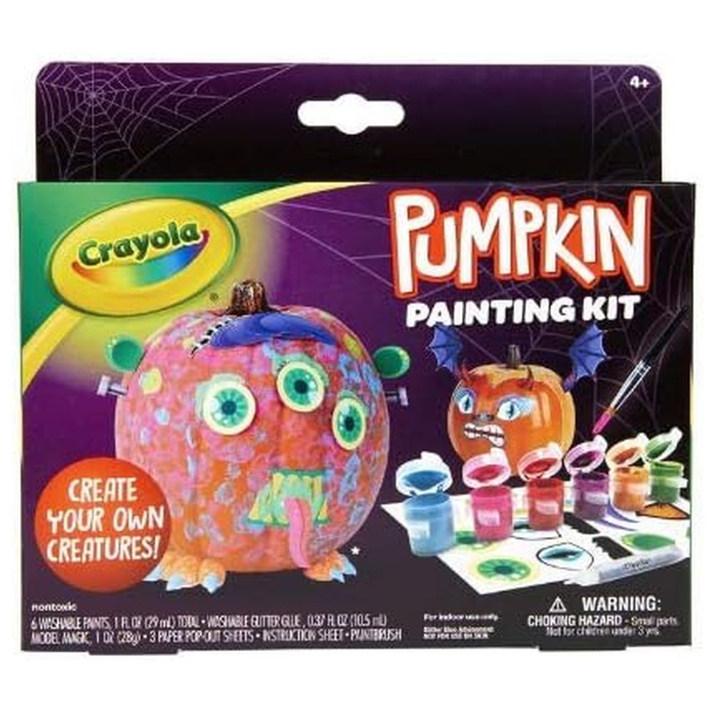 Crayola - Pumpkin Painting Kit - 12 Pcs