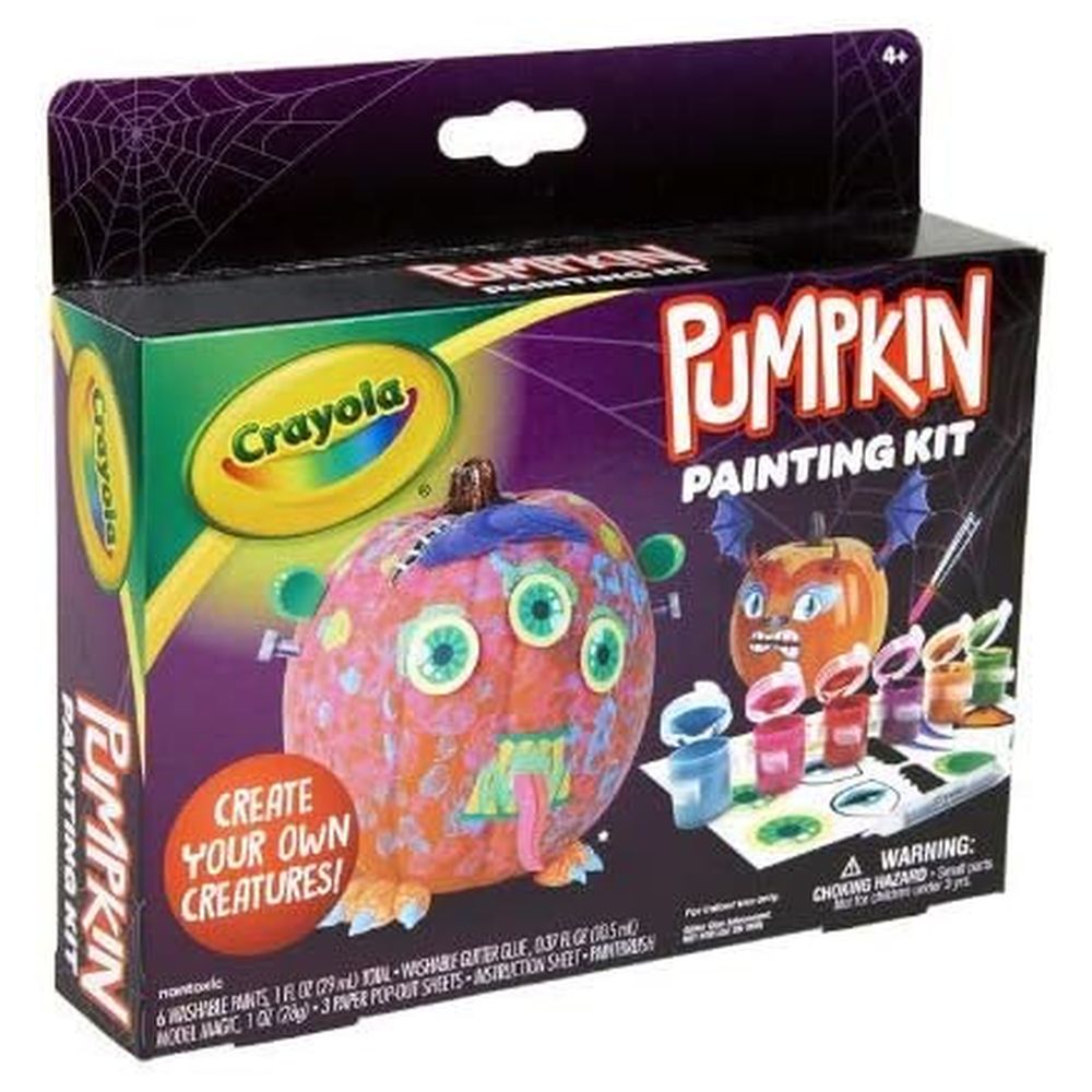 Crayola - Pumpkin Painting Kit - 12 Pcs